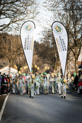 Musikkapelle Grünenbach auf dem 2. Dämmersprung (Faschingsumzug)