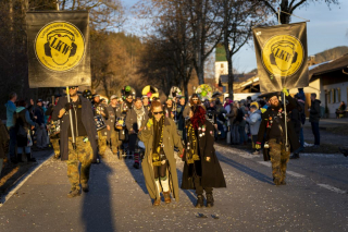 LK Westallgäu e.V. auf dem eigenen 2. Dämmersprung (Faschingsumzug)
