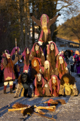 Pyramide NZ Buchenberg e.V. auf dem eigenen 2. Dämmersprung (Faschingsumzug)