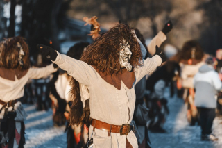 NV Achberger Kolderar e.V. auf dem eigenen 2. Dämmersprung (Faschingsumzug)