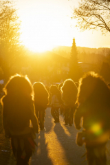 NV Achberger Kolderar e.V. auf dem eigenen 2. Dämmersprung (Faschingsumzug)